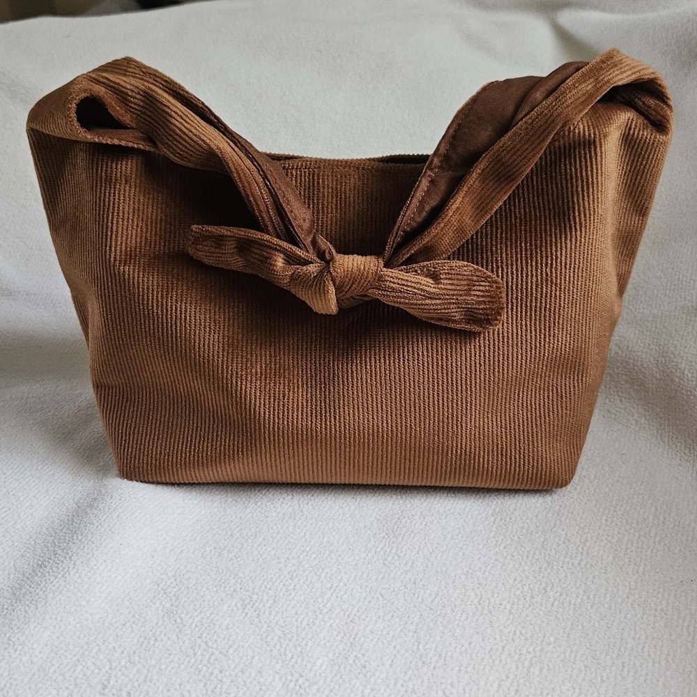 Brown Corduroy Women's Bag